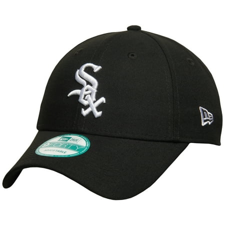 Black League Adjustable Hat - Chicago White Sox New Era Men's League 9FORTY Adjustable Hat - Black - OSFA