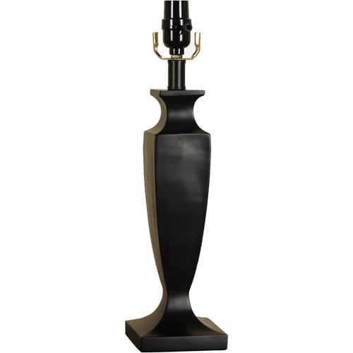 Hometrends Resin Table Lamp Base, Black