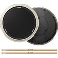thumbnail image 4 of Donner Drum Pad 12" Quiet Drum Practice Pad, Detachable Ball Box with Drum Sticks, 40 International Snare Drum Rudiments Score Included - White, 4 of 8