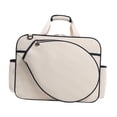 thumbnail image 2 of S SERENABLE Tennis Bag Pack Tennis Racquet Bag for Fitness Squash Racquets Tennis Racket White, 2 of 9