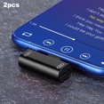 thumbnail image 1 of Adaptador de cargador de audio para auriculares divisor convertidor 2 en 1 de larga vida útil para control remoto para llamar a varios modelos de teléfonos móviles tipo C para ANGGREK  Otros, 1 of 8