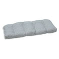 thumbnail image 2 of Pillow Perfect 594354 Indoor-Outdoor In The Frame Sapphire Wicker Loveseat Cushion, Blue, 2 of 2