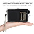 thumbnail image 3 of Retekess V117 Portable Radio AM FM, Shortwave Radio with Clear Dial, Transistor Radio with Best Reception for Seniors,Christmas New Year Gift (Black), 3 of 9