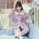 thumbnail image 4 of Disney LinaBell Stitch Hello kitty chico chica ropa de dormir intensificación cálido lindo Anime pijamas de invierno ropa de descanso regalo de Navidad, 4 of 4
