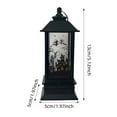 thumbnail image 3 of Halloween Globe Lantern with Spooky Pumpkin Design Battery Operated Lighted Lantern for Indoor Outdoor Halloween Festival Decoration Party Gifts and Home Decor Spooky Scene Illumination, 3 of 5