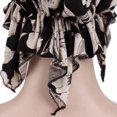 thumbnail image 5 of Cheers.US Headwear Headband Neck Gaiter Chemo Cap Hair Loss Beanie Nightcap Head Scarf Fashion Print Stretchy Headdress Dome No Brim Turban Hat for Spa, 5 of 7