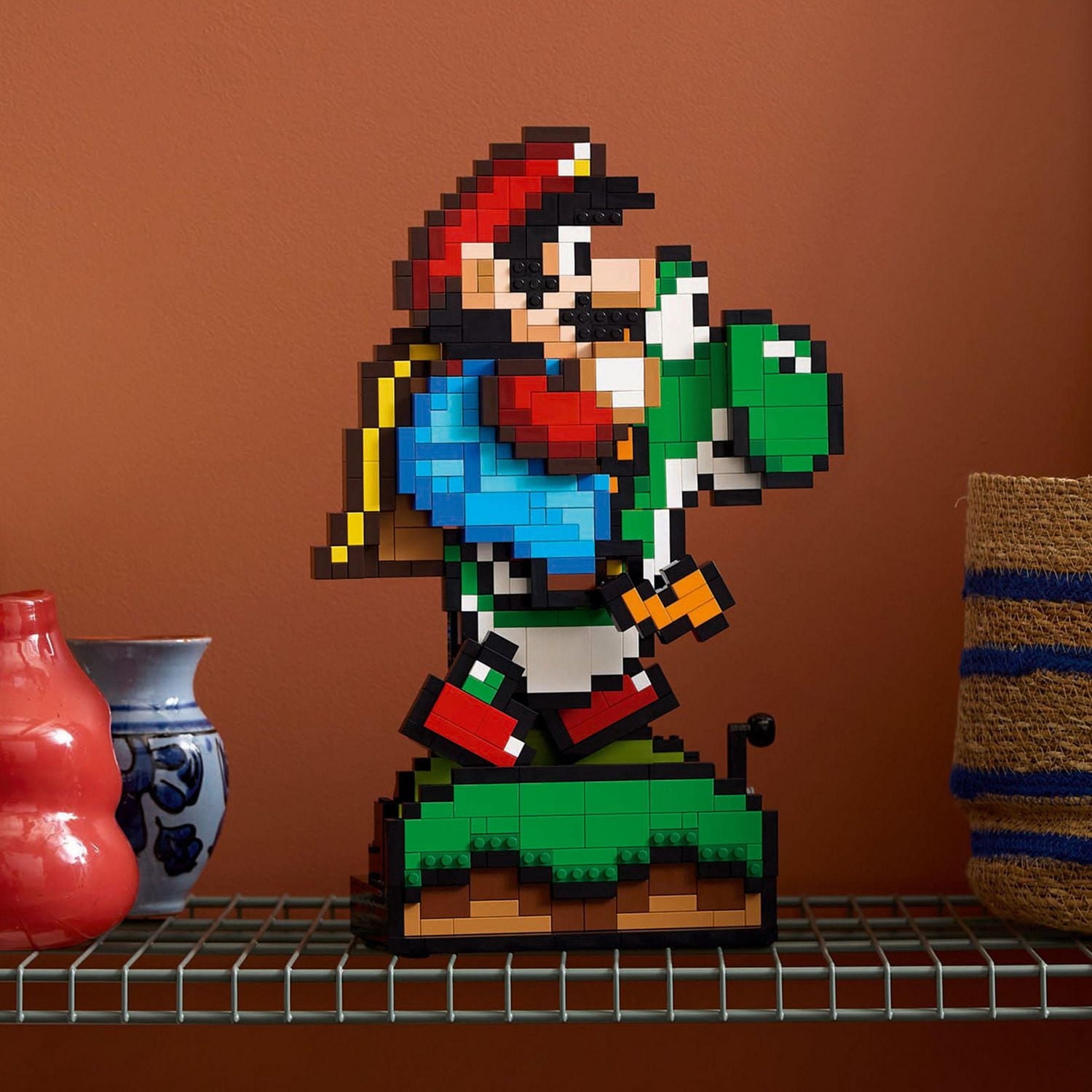 LEGO Super Mario Super Mario World: Mario & Yoshi, Nintendo Figure, Collectible Set for Adults, 71438