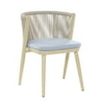 thumbnail image 5 of Furniture of America Tropaz Aluminum 3-Piece Patio Bistro Set, Natural, 5 of 5