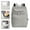 Grey, variant on DPTALR Large Capacity Mom Portable Bag Mother And Baby Supplies Bag Thermal Insulation Picnic Bag Multi-pocket Multifunctional Large Capacity Travel Backpacks