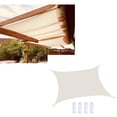 thumbnail image 3 of de Bloque Impermeable Protección , Resistente y Transpirable Formas para Blanco shamjiam Sun Shade Sail, 3 of 6