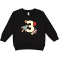 thumbnail image 2 of Inktastic 3rd Birthday Outer Space Theme Toddler Sweatshirt, 2 of 4
