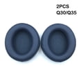 thumbnail image 4 of Methold 1 par de almohadillas para auriculares, funda de cuero PU, almohadillas de esponja para auriculares, repuesto de orejera para Q10 Q20 Cables de audio/vídeo Q35/Azul oscuro, 4 of 6