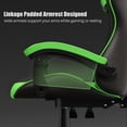 thumbnail image 3 of Bigzzia Gaming Chair Office Chair, Ergonomic Game Chair with Headrest & Lumbar Pillow, Green, 3 of 10