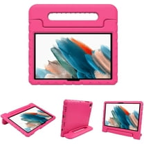 Galaxy Tab A8 10.5" Case - TECH CIRCLE [Kickstand /Handle] Rugged Case Lightweight Plastic Drop Proof Kids Cover for Samsung Galaxy Tab A8 (10.5-Inch) (SM-X200) 2022 Tablet, Rose