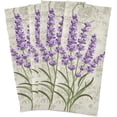 thumbnail image 2 of Coolnut Beautiful Lavender Kitchen Dish Towel Set of 4, Super Soft Absorbent Cleaning Cloth, Reusable Quick Drying Kitchen Towel for Home, Kitchen Washcloth Gift, 2 of 7