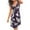 Purple, variant on IROINNID Shift Dress For Women Fashion Sleeveless Dress Print Casual Daily Loose Dress V-Neck Knee-Length Dress