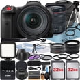 thumbnail image 1 of Canon EOS R5 C Mirrorless Cinema Camera with RF 24-105mm Lens + 2 Pack 32GB Memory Card + LED Flash + Case + ZeeTech Accessory, 1 of 5