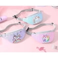 thumbnail image 4 of Riñonera con lentejuelas, riñonera para niños con purpurina, bolsa de pecho con dibujos animados, bolsillo de viaje al aire libre, 4 of 5