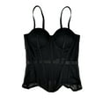 thumbnail image 5 of Corset Tops for Women Going Out Bustier Top Sleeveless Adjustable Straps Tops with Back Hooks Black S, 5 of 10