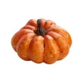thumbnail image 2 of perfeclan 5xArtificial Pumpkin Halloween Foam Pumpkins Decor Table Centerpiece 4.5x7.5cm Orange, 2 of 9