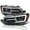 Black Housing Clear Lens, variant on Spec-D Tuning Jet Black Projector Headlights w/ Sequential LED Turn Signal Compatible with 2015-2021 Subaru WRX STI with Halogen Headlights, L + R Pair Headlamp Assembly
