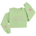 thumbnail image 3 of Women Crew Neck Pullover Lightweight Hoodies for Women Crop Women Mama Oversized Crewneck Sweatshirt: Momma Embroidered Shirt Funny Mom Letter Print Long Sleeve Pullover Tops Xl, 3 of 4