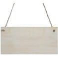 thumbnail image 2 of 3Pcs Unfinished Wood Sign Blank Rectangle Hanging Wooden Plaque Diy Craft Project Wood Sign With Rope Door Wall Art Decorative, 3.94X7.87 Inch, 2 of 7