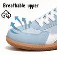 thumbnail image 2 of Qaltryn Casual Low-Top Sneakers for Women Lightweight Fashion Retro Sneakers Walking Shoes with Memory Foam Non Slip Womens Sneakers with Anti Slip Sole for Tennis & Daily Walking, 2 of 8