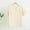 Beige, variant on Women's Casual Blouse, Short Sleeve Round Neck Top, Soft Stretch Solid Color Shirt for Everyday Wear