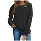 thumbnail image 3 of TaTaai Hoodies Shirts for Women Early Fall Long Sleeve Tops Vintage Graphic Outfits Tops Fashion Pullover Tees Gift, 3 of 6