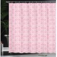 thumbnail image 3 of Ambesonne Pink Shower Curtain, Abstract Ice Creams Pattern, 69"Wx75"L, Pale Mauve Rose Grey, 3 of 4