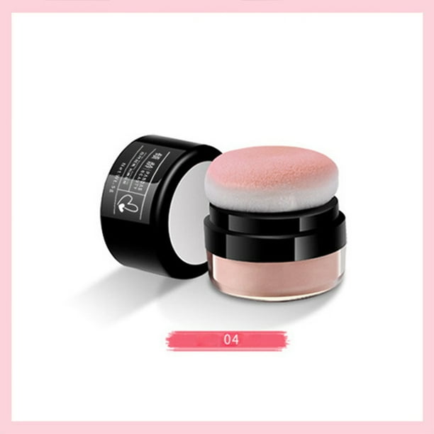 Fiudx Rubor Suave En Polvo, Rubor En Cojín con Brillo Natural, Maquillaje Delicado para Una Apariencia Fresca, Uso Diario, Ideal para Mujeres Jóvenes, Diseño de Fácil Aplicación.