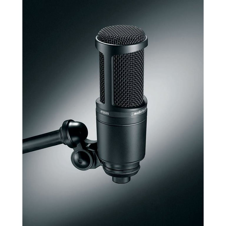 Audio Technica AT2020 Studio Recording Microphone Condenser Mic+