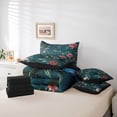 thumbnail image 6 of Castle Fairy Animal Birds Butterflies Twin Bedding Sets 7-Piece for Boys Girls,Chic Floral Flowers Bedding Comforter Set Microfiber,Vintage Aesthetic Breathable Sheet Sets,Luxury Bedroom Decor, 6 of 8
