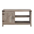 thumbnail image 4 of 44 inch Rustic Farmhouse Barn Door TV Stand - Grey Wash, 4 of 8