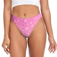 thumbnail image 1 of Fotbe Breast CancerN Ribbons Awareness Tanga Sin Costuras para Mujer con Estampado – Panties Invisibles, Transpirables y Cómodos para Uso Diario-XX-Large, 1 of 6