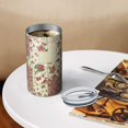 thumbnail image 3 of 20oz Coffee Tumblers Pioneer Flower Stainless Steel Vacuum Insulated Travel Tumbler Coffee Cups Mug with Lid and Straw with Cleaning Brush for Cold & Hot Drinks, 3 of 5