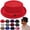 #E, variant on Men's Breathable Mesh Pork Pie Hat – Lightweight, Foldable Straw Fedora Sun Hat; Packable Mesh Bowler-Style Travel Cap – Great Father's Day Gift