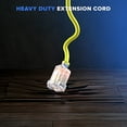thumbnail image 5 of Extension Cord with Lighted Power Indicator l 30 Feet l (Yellow) 16 Gauge, SJTW, Heavy Duty Extension Cord, 5 of 8