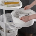 thumbnail image 4 of Kitchen Fruit Vegetable Rack Rolling Storage Cart 5-Layer Basket Organizer, 4 of 13