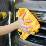 11.8*11.8in Premium Microfiber Detailing Towels, Lint Free Car Buffing Waxing Polishing Drying Towel, Pack of 6