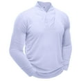 thumbnail image 5 of RongHuan Long Sleeve Shirts for Men Lightweight Soft V-Neck T-Shirt Comfy Workout Running Tshirt Solid Color Basic Shirt, 5 of 8
