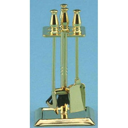 Dollhouse Brass Fireplace Accessories Walmart Com
