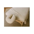 thumbnail image 3 of Spa Bed Linens 100% Cotton Flannel Flat Sheet 50"x90" color NATURAL Merit Collection 3/Pack, 3 of 7