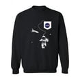 thumbnail image 2 of NASA Astronaut And Spacecraft Sweatshirt Women -NASA Designs, Female Large, 2 of 4