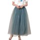 thumbnail image 1 of Gibobby faldas aesthetic Falda de tul de malla de talla grande para mujer Falda de princesa plisada Falda de burbuja de malla(Gris， Talla única), 1 of 4