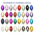 thumbnail image 5 of Uxcell Acrylic Horse Eye Gems Flat Back Artificial Rhinestones for DIY Crafts Bead Wedding Party Rose Red 6x12mm, 5 of 7