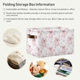 thumbnail image 5 of Flowers Pig Foldable Storage Basket for Shelves, Collapsible Sturdy Storage Bin with Handles, Canvas Storage Cube for Organizing Closet 1PCS Home Decor, 5 of 7