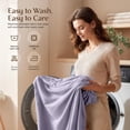 thumbnail image 4 of 4 Piece Queen Deep Pocket Bed Sheet Set, 16 Inches, Premium Microfiber Sheets - Lavender, 4 of 8