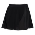 thumbnail image 4 of Girls Dance Practice Skirt Ballet Tutu with Elastic Waist and Soft Mesh Layered Performance Skirt for Ballet Training Recital and Stage, 4-5 Years, Black, 4 of 4